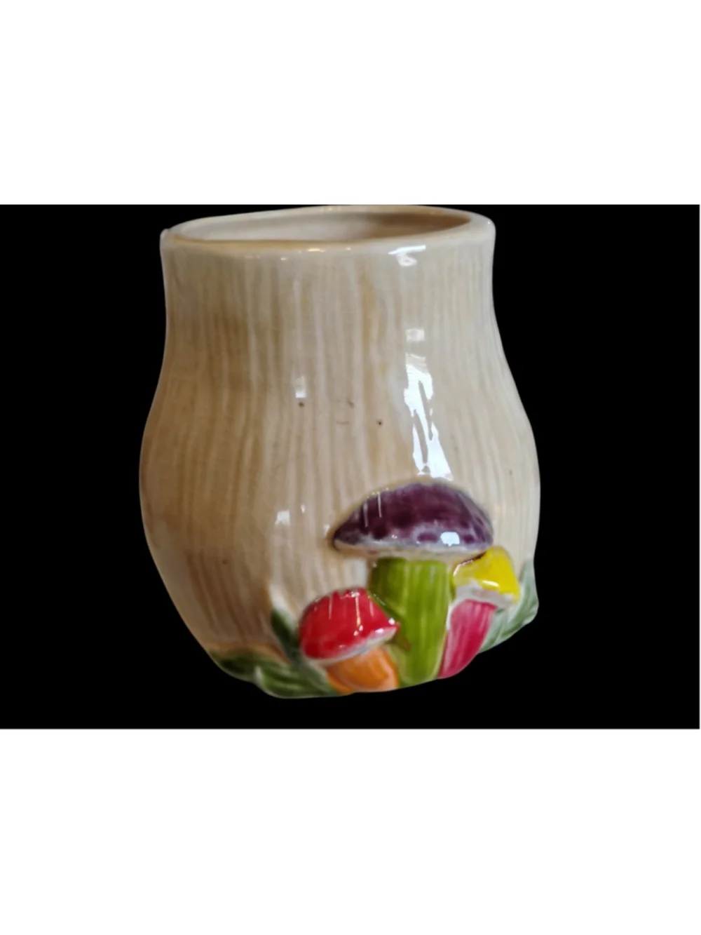 Vintage Ceramic Mushroom Canister 9